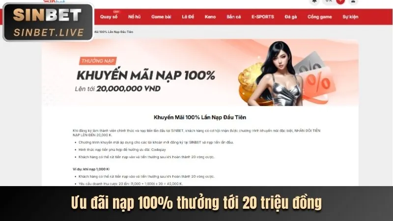 Các chương trình khuyến mãi hấp dẫn tại Trangbet88